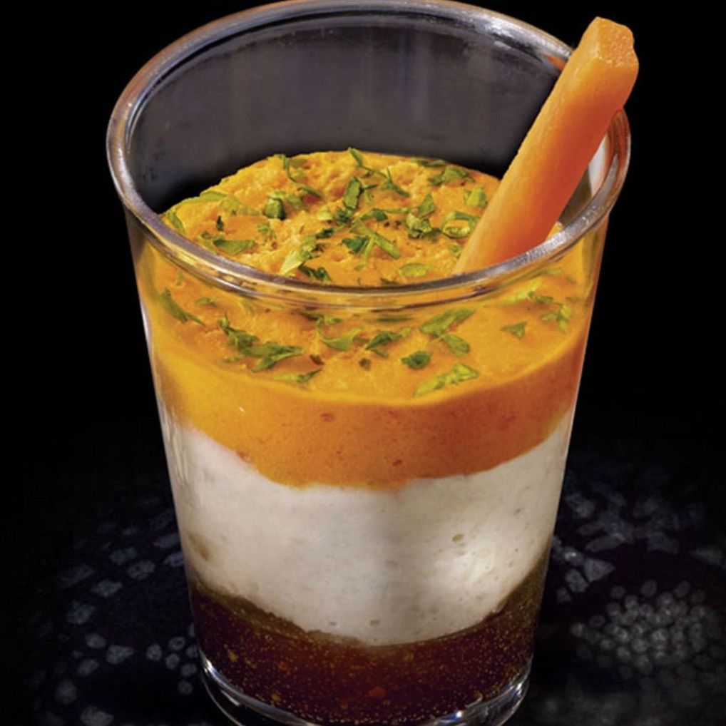 Verrine de Saint‑Jacques carottes et pommes fondantes 4x40g
