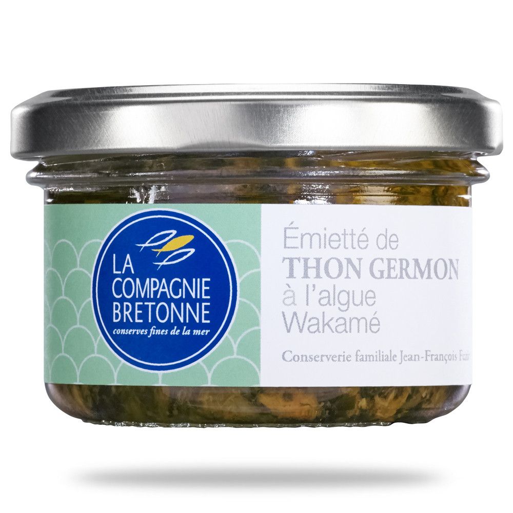 Emiette de thon germon à l'algue wakamé - 90g