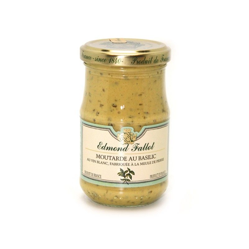 Moutarde au basilic - 210g