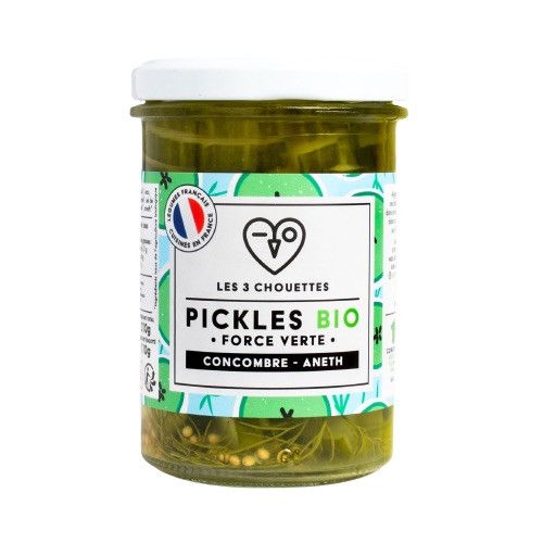 Pickles Force Verte concombre et aneth BIO - 210g