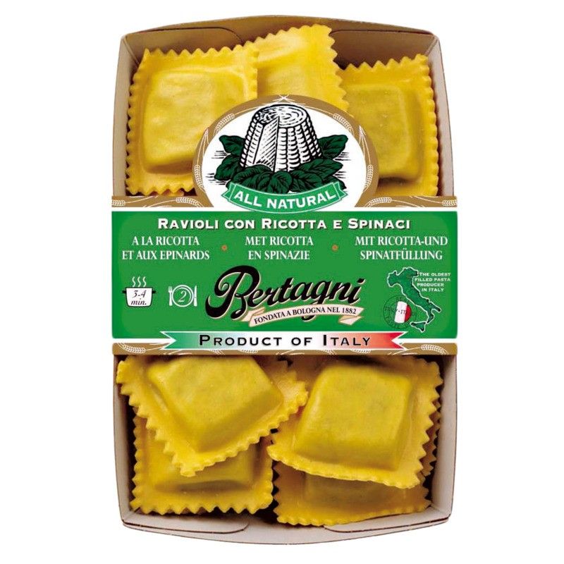 Ravioli carré ricotta épinard - 250g