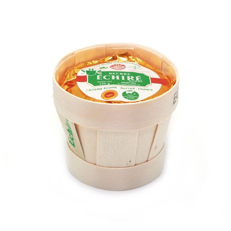 Motte de Beurre d'Échiré AOP Charentes-Poitou demi-sel 80% - 250g