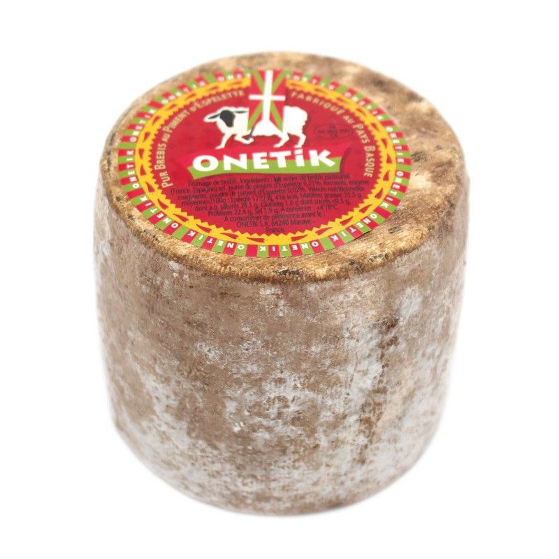 Tommette pur brebis du Pays d'Irati au piment d'Espelette ±650g