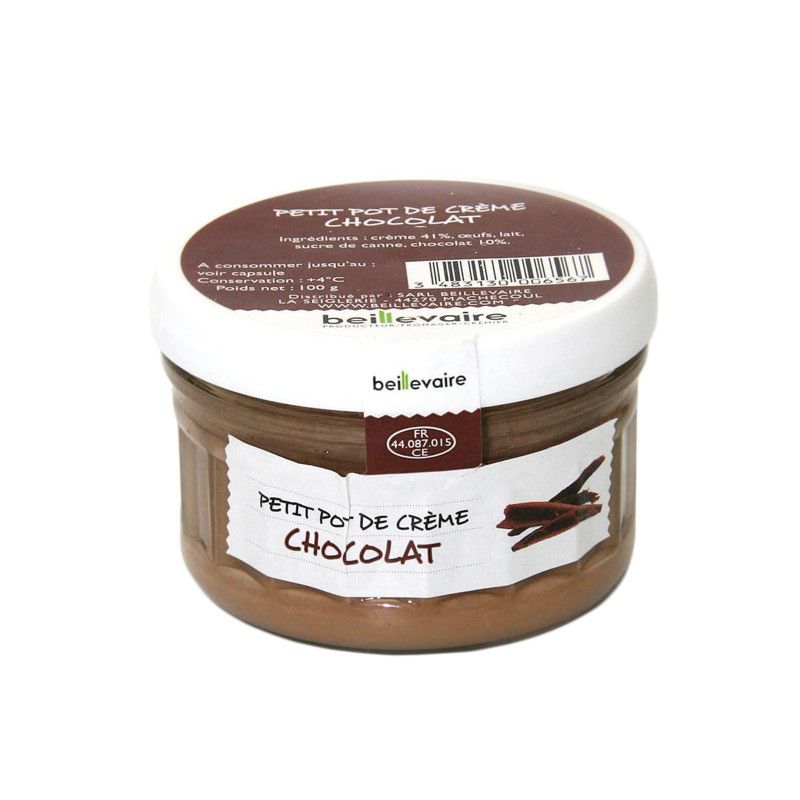 Petit pot de crème au chocolat - 100g