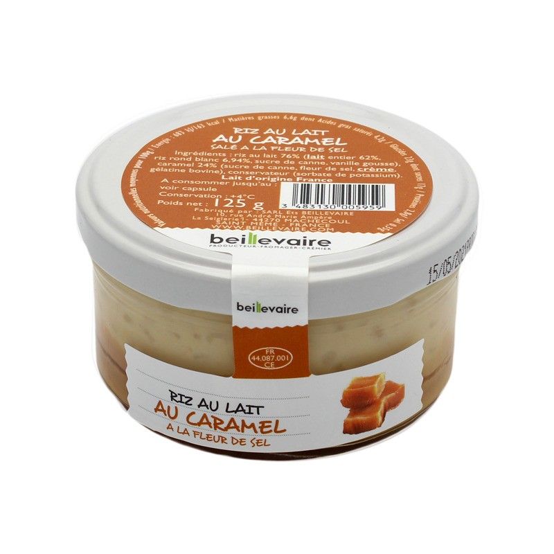 Riz au lait au caramel - 125g