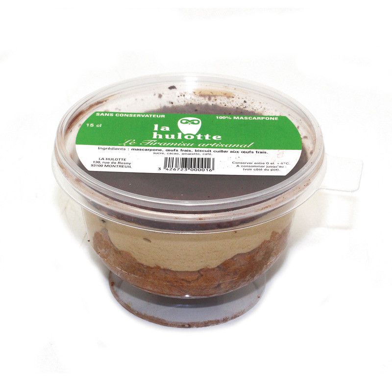 Tiramisu artisanal 100% mascarpone 15cl - 70g