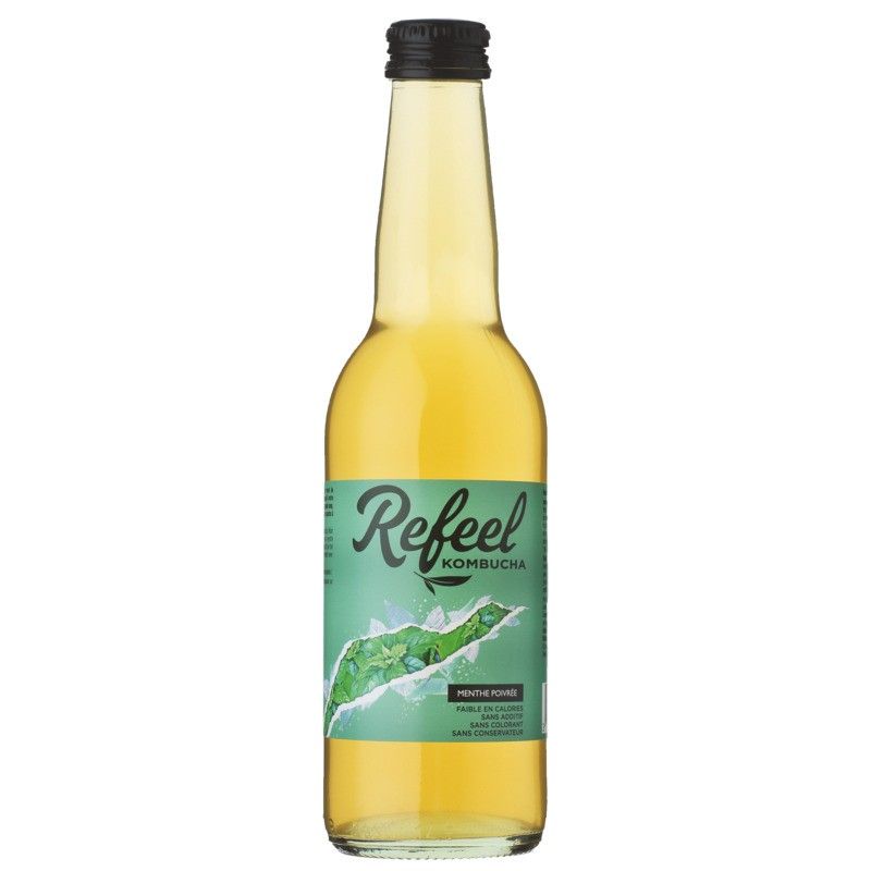 Kombucha menthe poivrée - 33cl