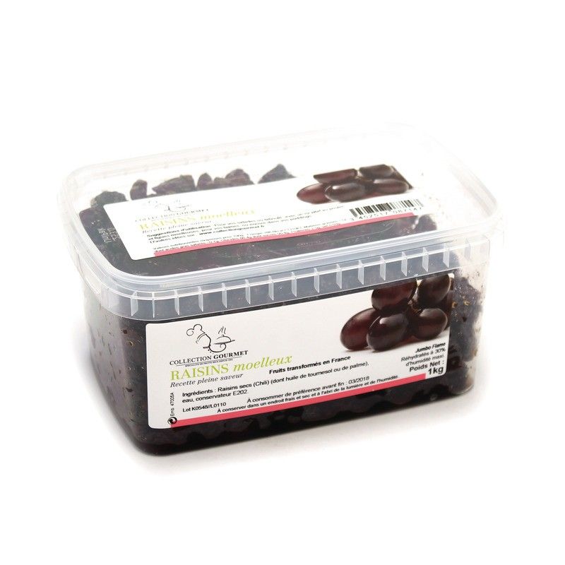 Raisin noir Jumbo Flame moelleux - 1kg