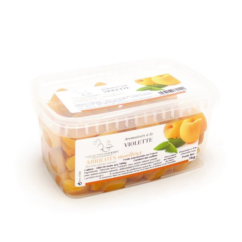 Abricot moelleux aromatisé à la violette - 1kg