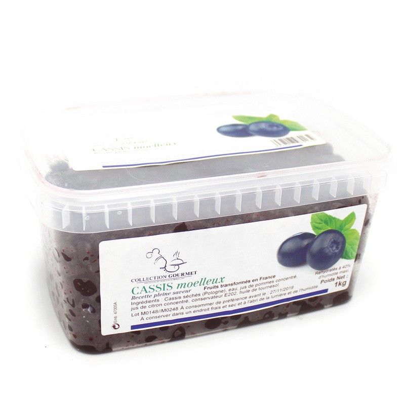 Cassis moelleux - 1kg