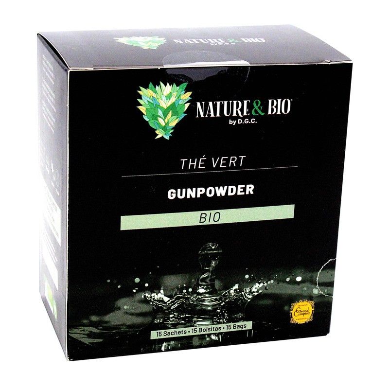 Thé vert Gunpowder BIO x15 sachets