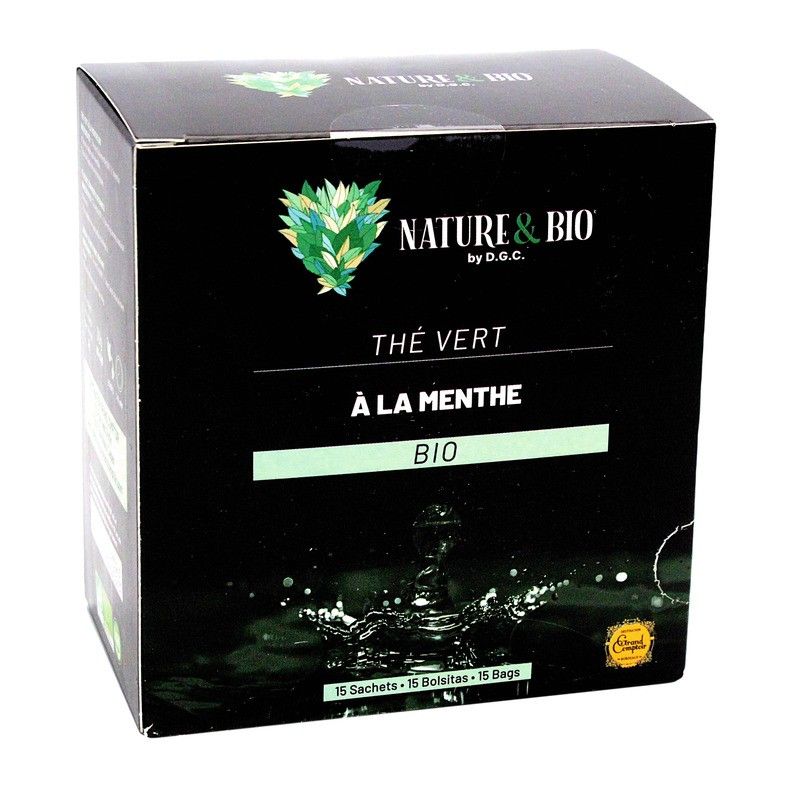 Thé vert à la menthe BIO x15 sachets