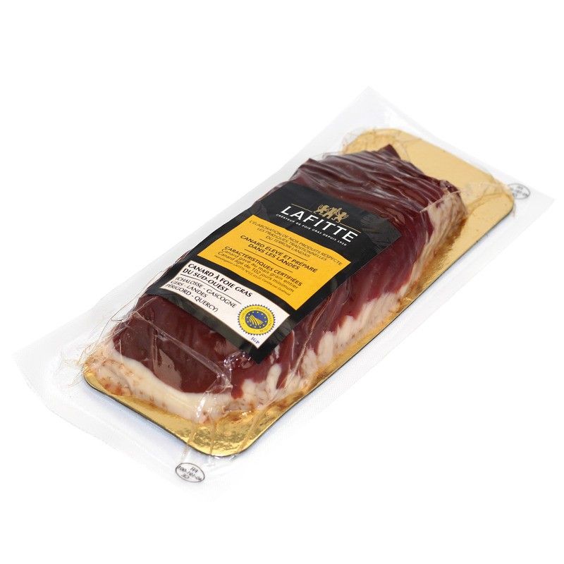 Magret de canard IGP Sud‑Ouest fumé tranché ±350g