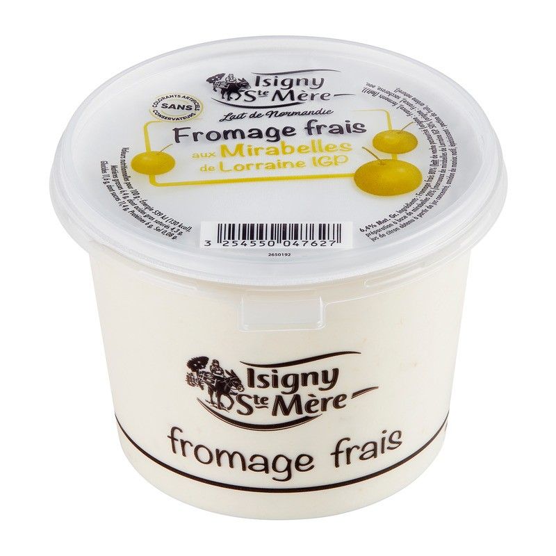 Fromage blanc aux mirabelles - 500g