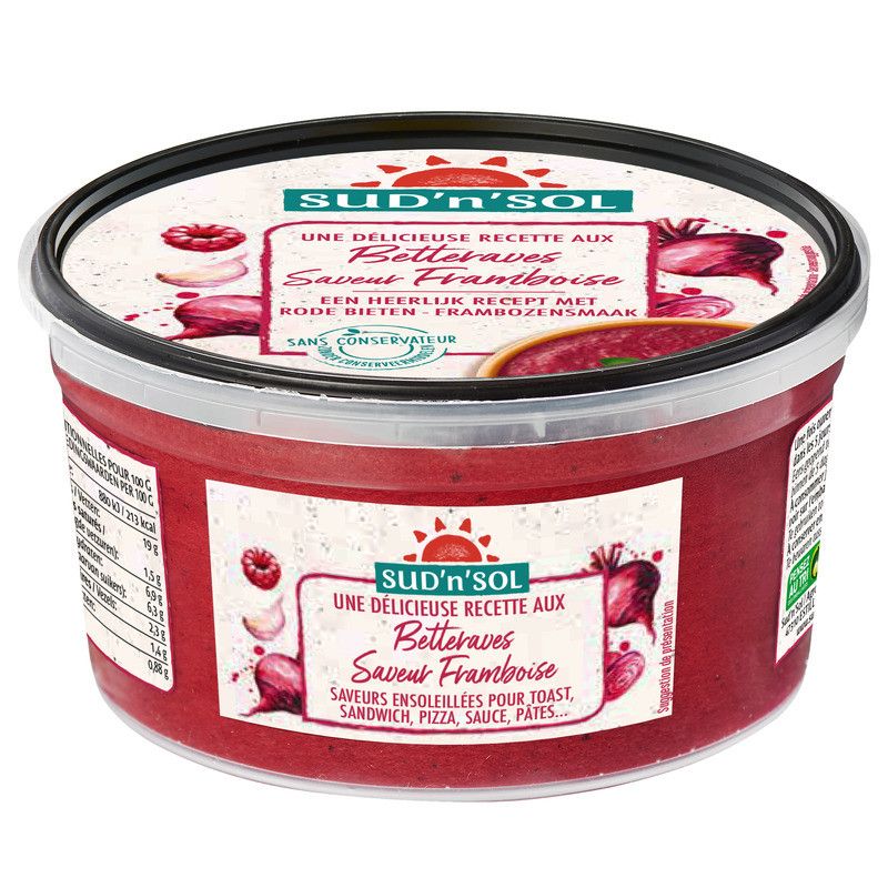 Tartinable de betterave saveur framboise - 450g