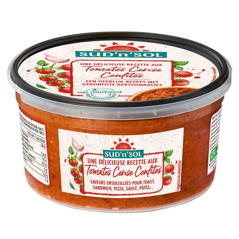 Tartinable de tomate cerise confite - 450g