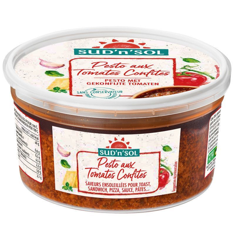 Pesto à la tomate confite - 400g