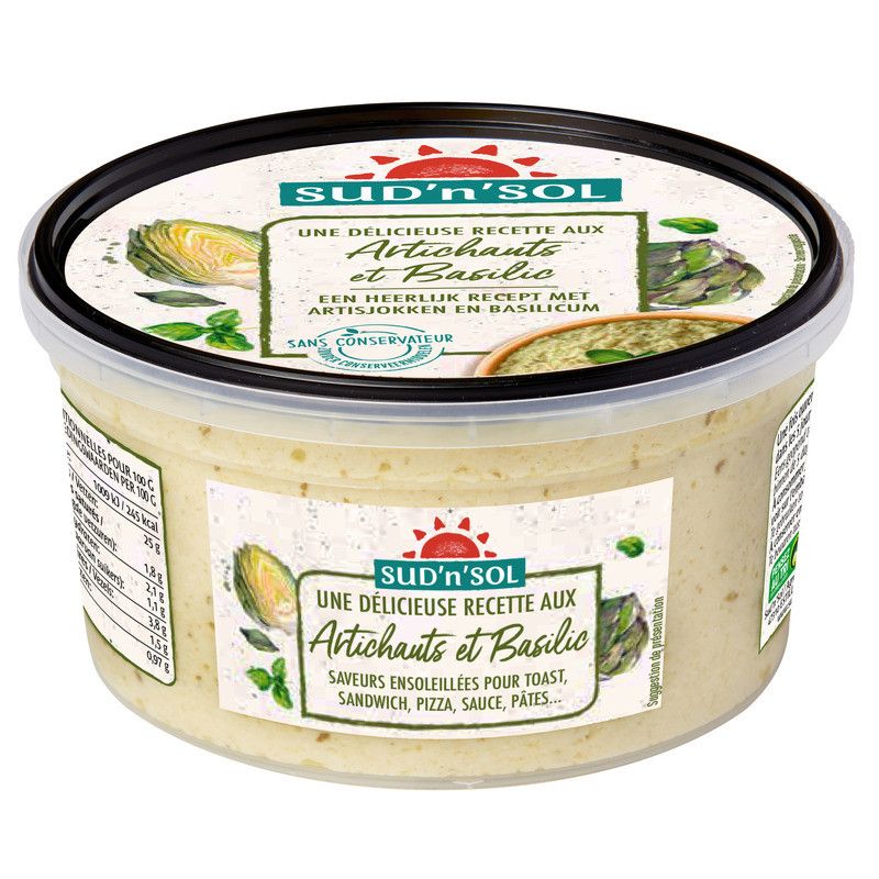 Tartinable d'artichaut au basilic - 500g