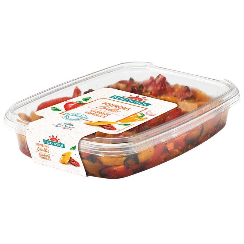 Poivrons bicolores grillés marinés - 1kg