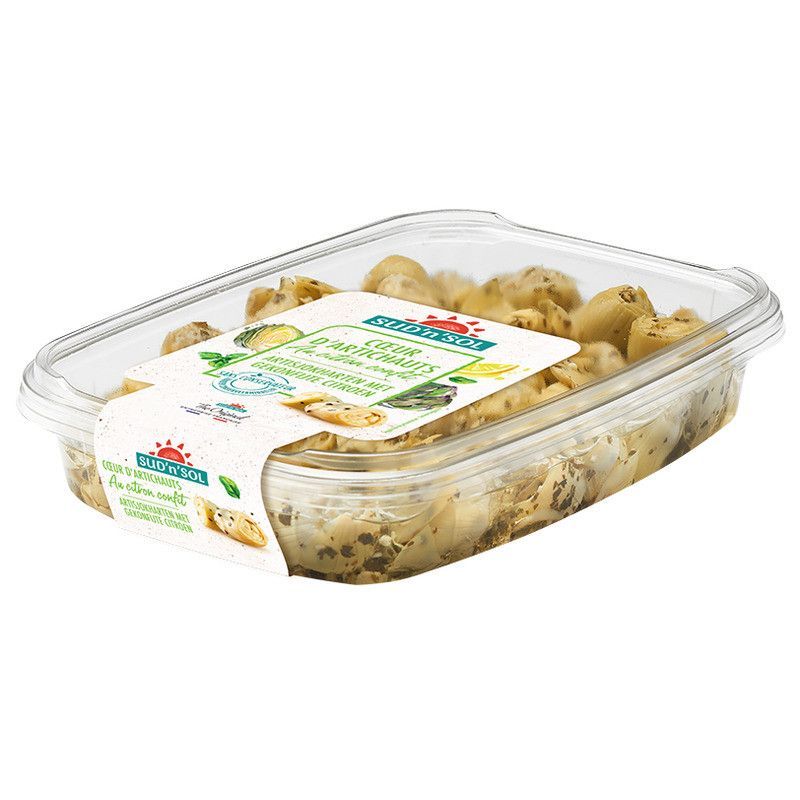 Coeurs d'artichauts marinés au citron confit - 1kg