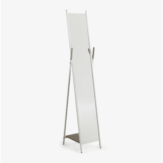Miroir en bois sur pieds