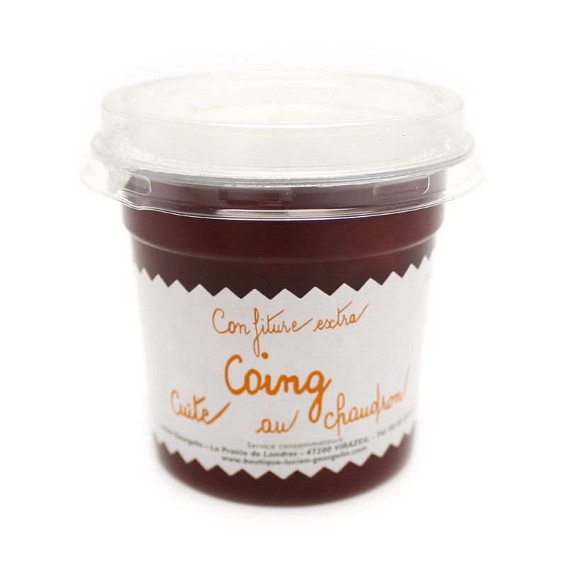 Confiture extra de coing cuite au chaudron - 150g