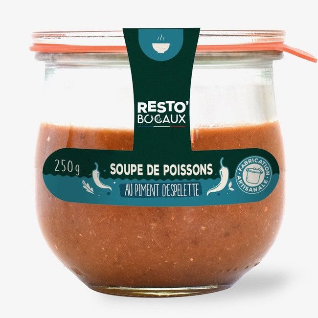 Soupe de poissons au piment d'Espelette - 250g