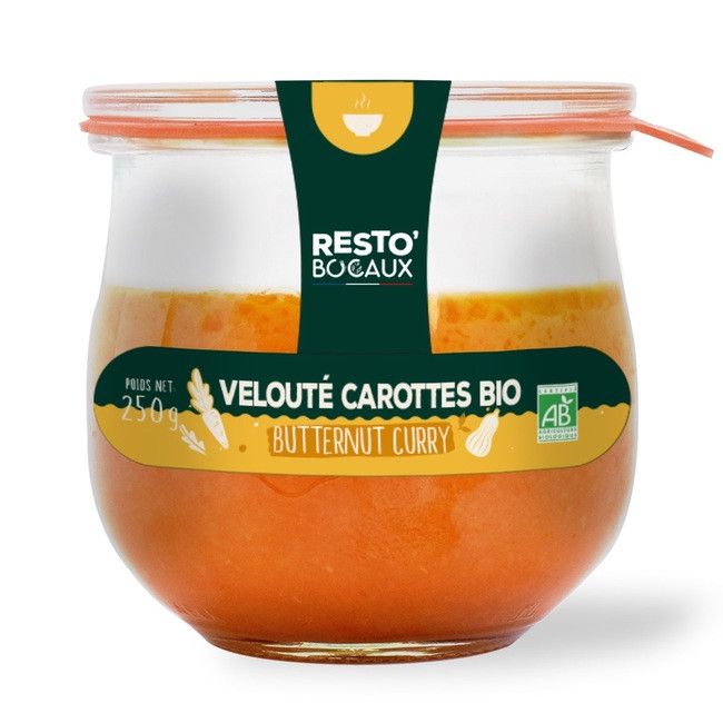 Velouté de carottes et butternut au curry - 250g