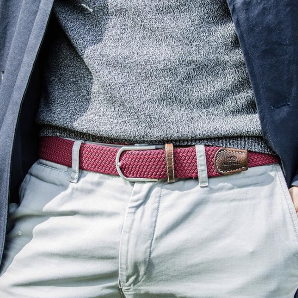 ceinture élastique Bordeaux | 85-100cm