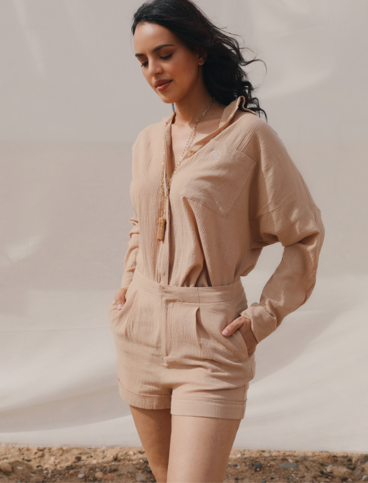 Short en lin Sarah Sable