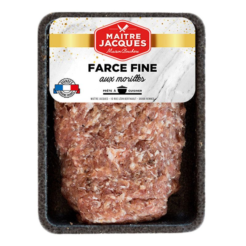 Farce fine aux morilles 2,9% - 400g