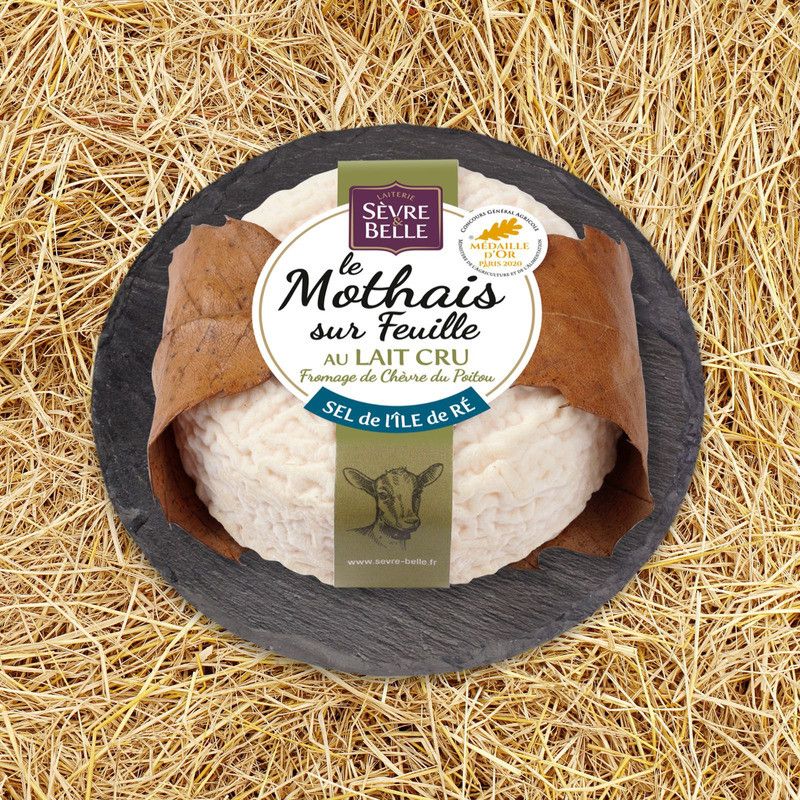 Le Mothais sur feuille | Fromage de chèvre au lait cru - 150g