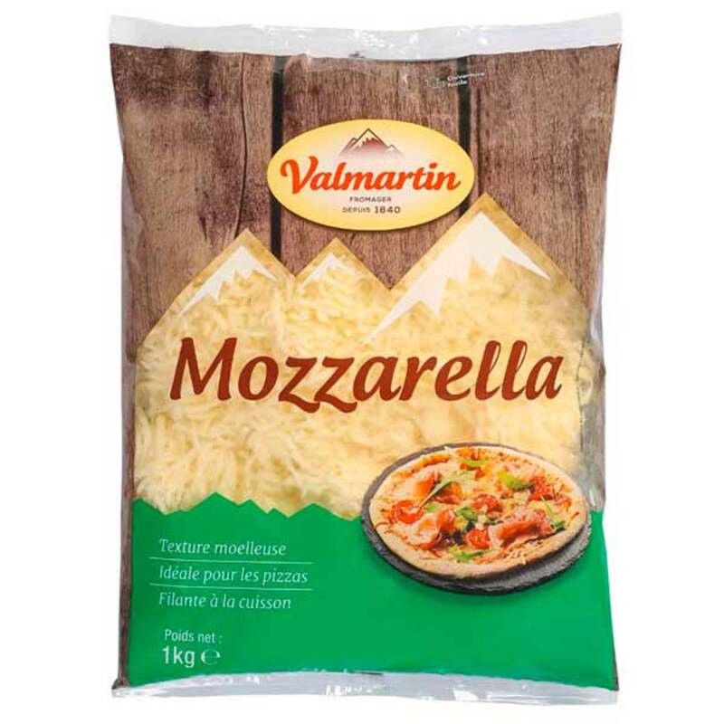 Mozzarella râpée (cossettes) - 1kg