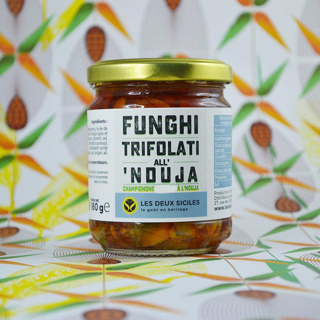Champignons à l'Nduja