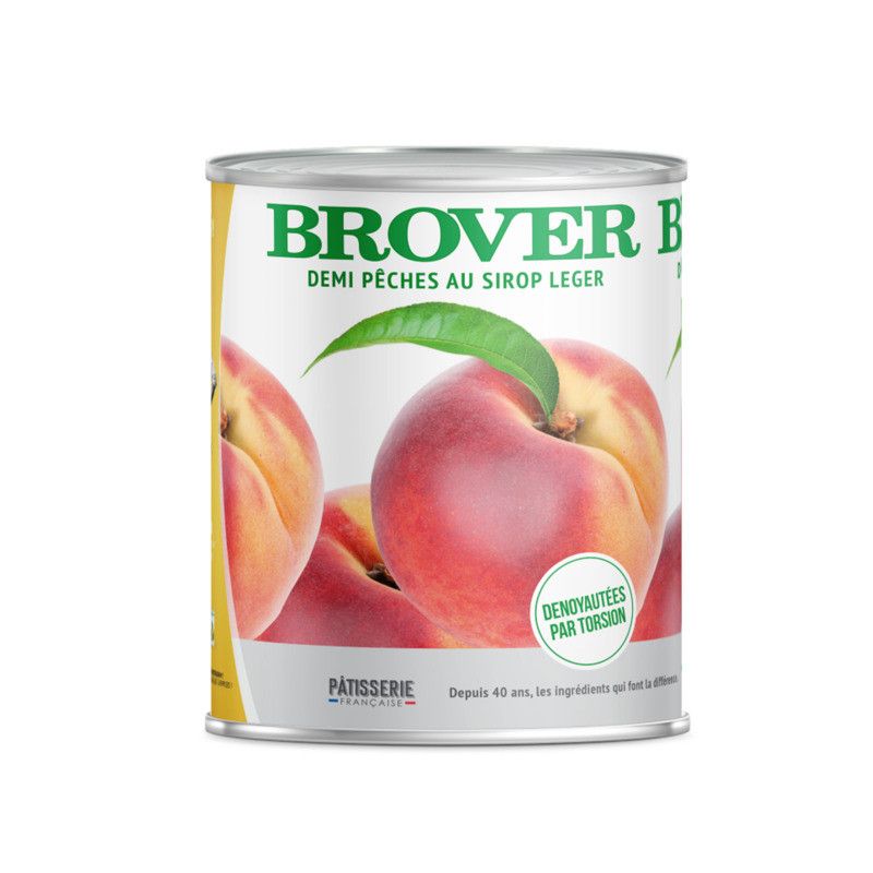 Pêches au sirop léger - 840g