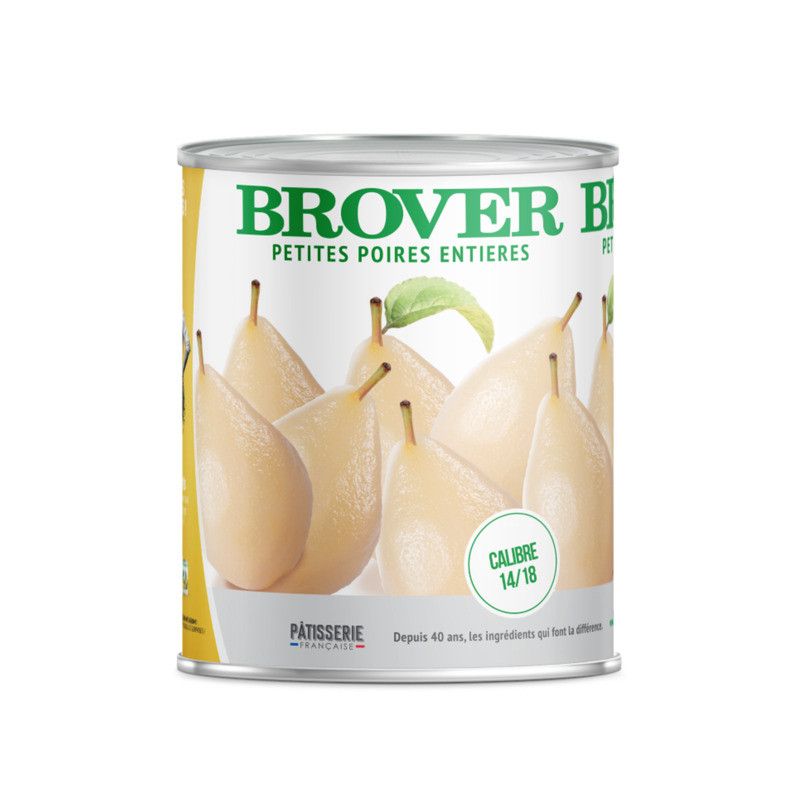 Petites poires entières au sirop - 850g