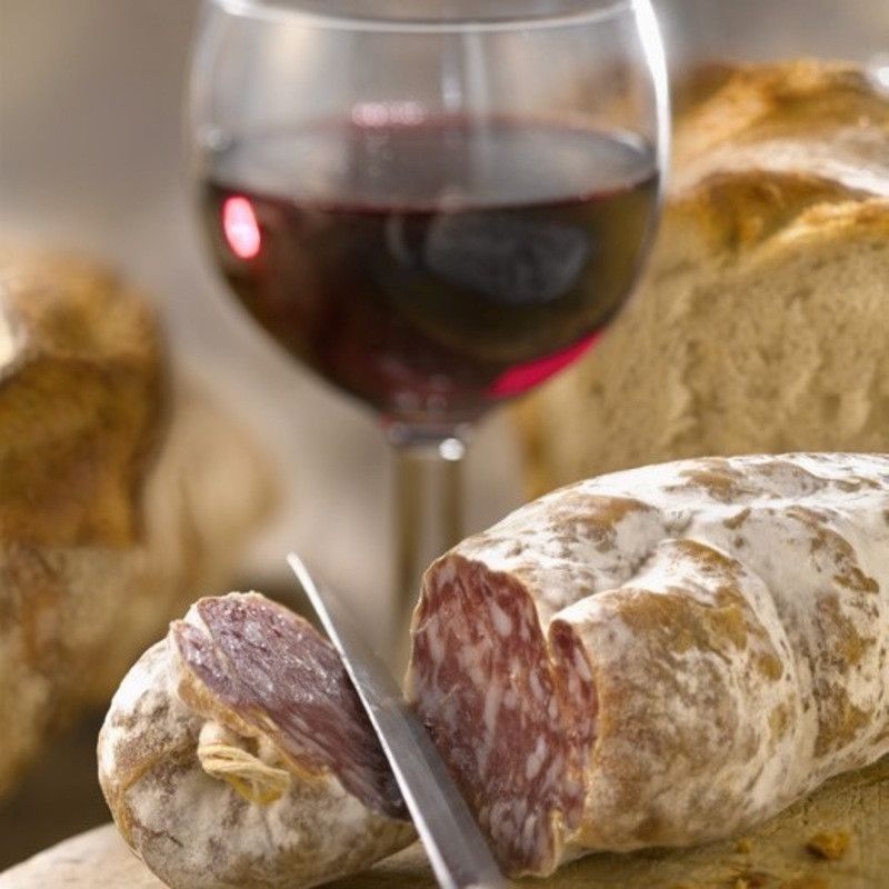Saucisse sèche au vin de Cahors ±300g