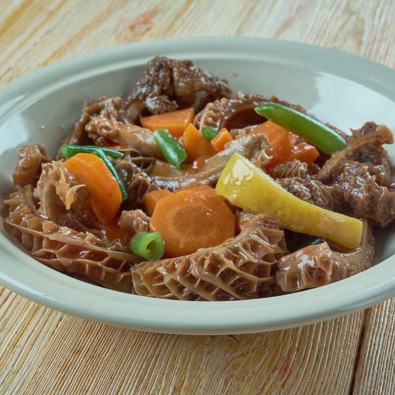 Tripes de boeuf à la mode de Caen cuisinées au beurre et au Calvados - 500g