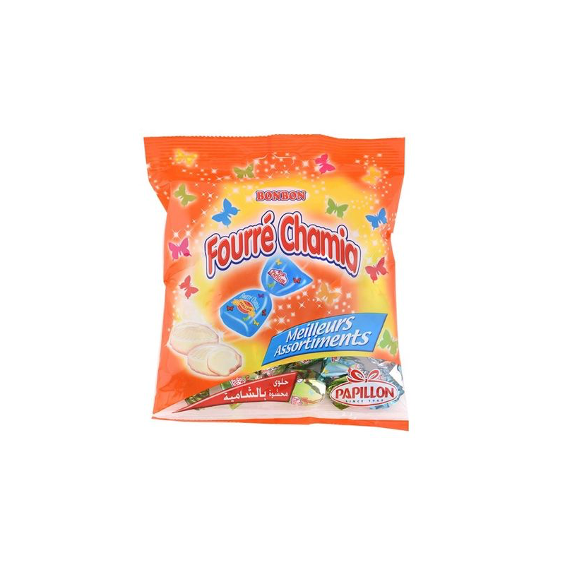 Bonbons fourés à la chamia - halva 150 gr (Papillon)