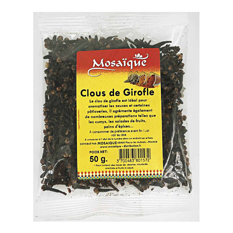 Clous de girofle 50gr (Mosaïque)