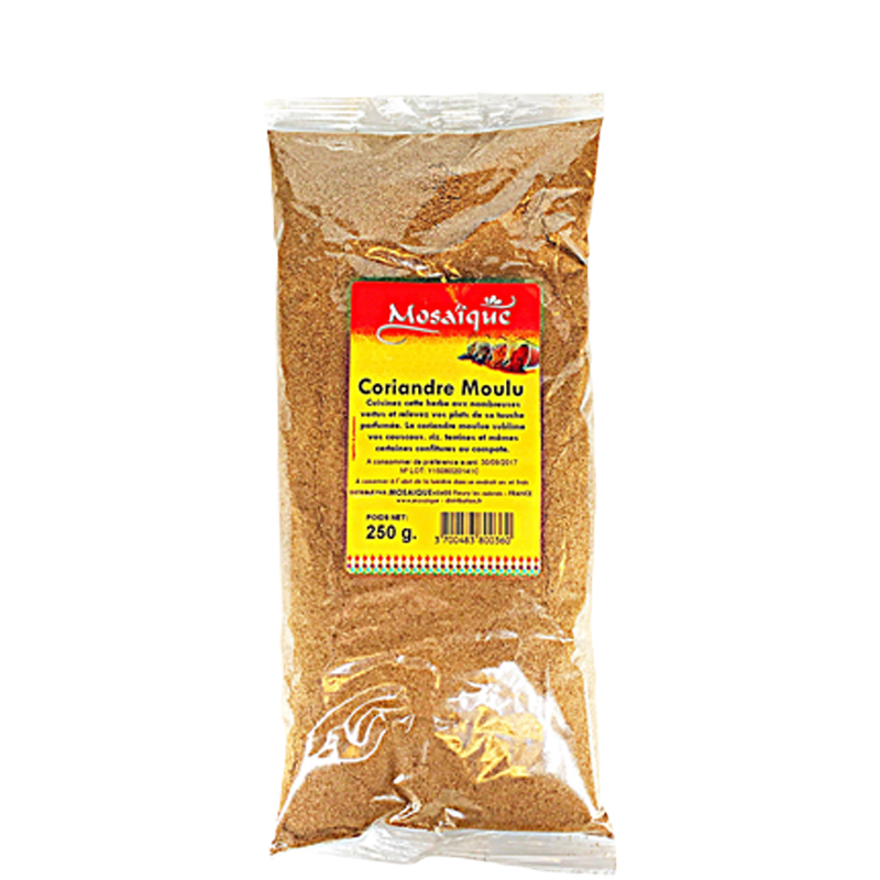 Coriandre moulue 250 gr (Mosaïque)
