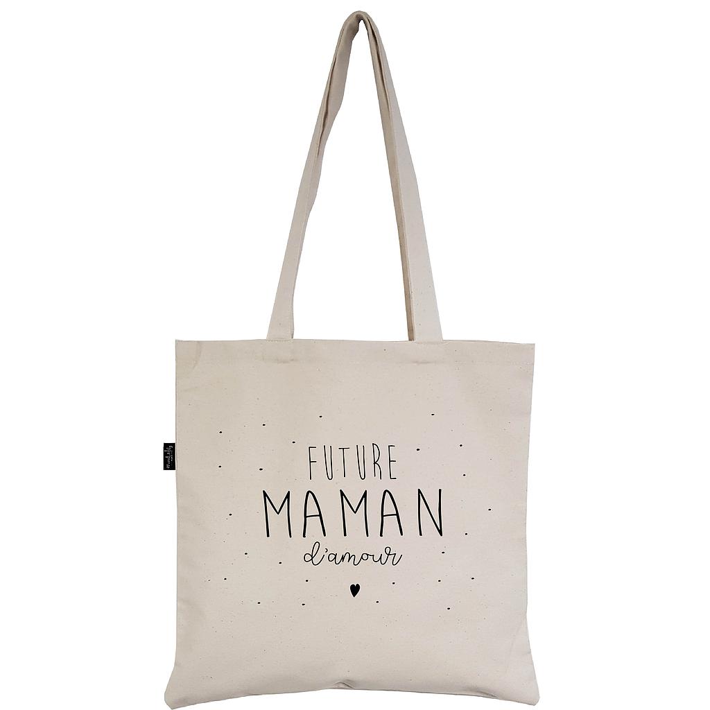 Tote-Bag  écru "Future Maman"