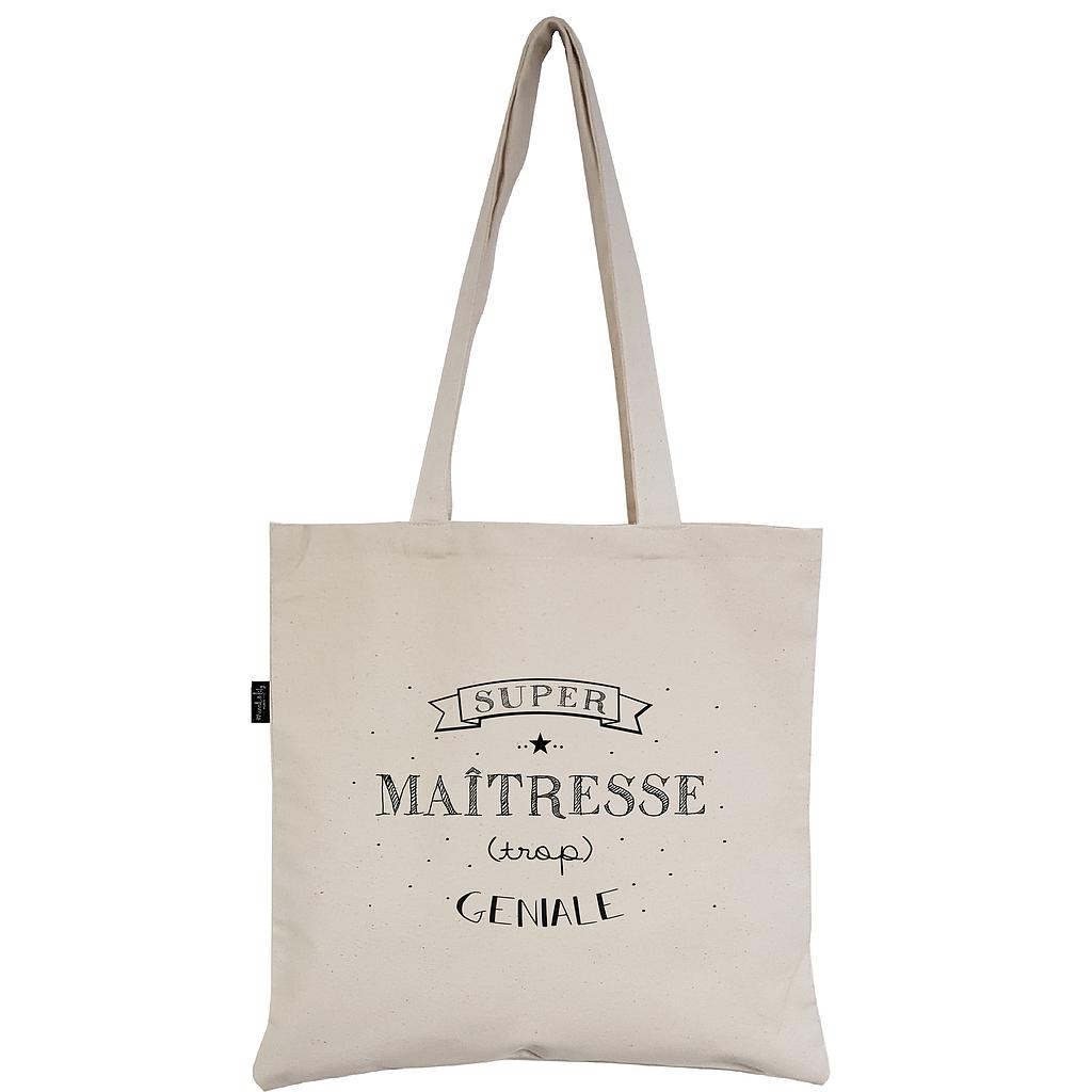 Tote-Bag écru "Maîtresse"