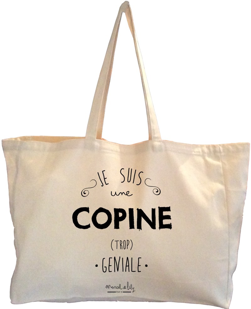 Mini Bag "Je suis une copine trop géniale"