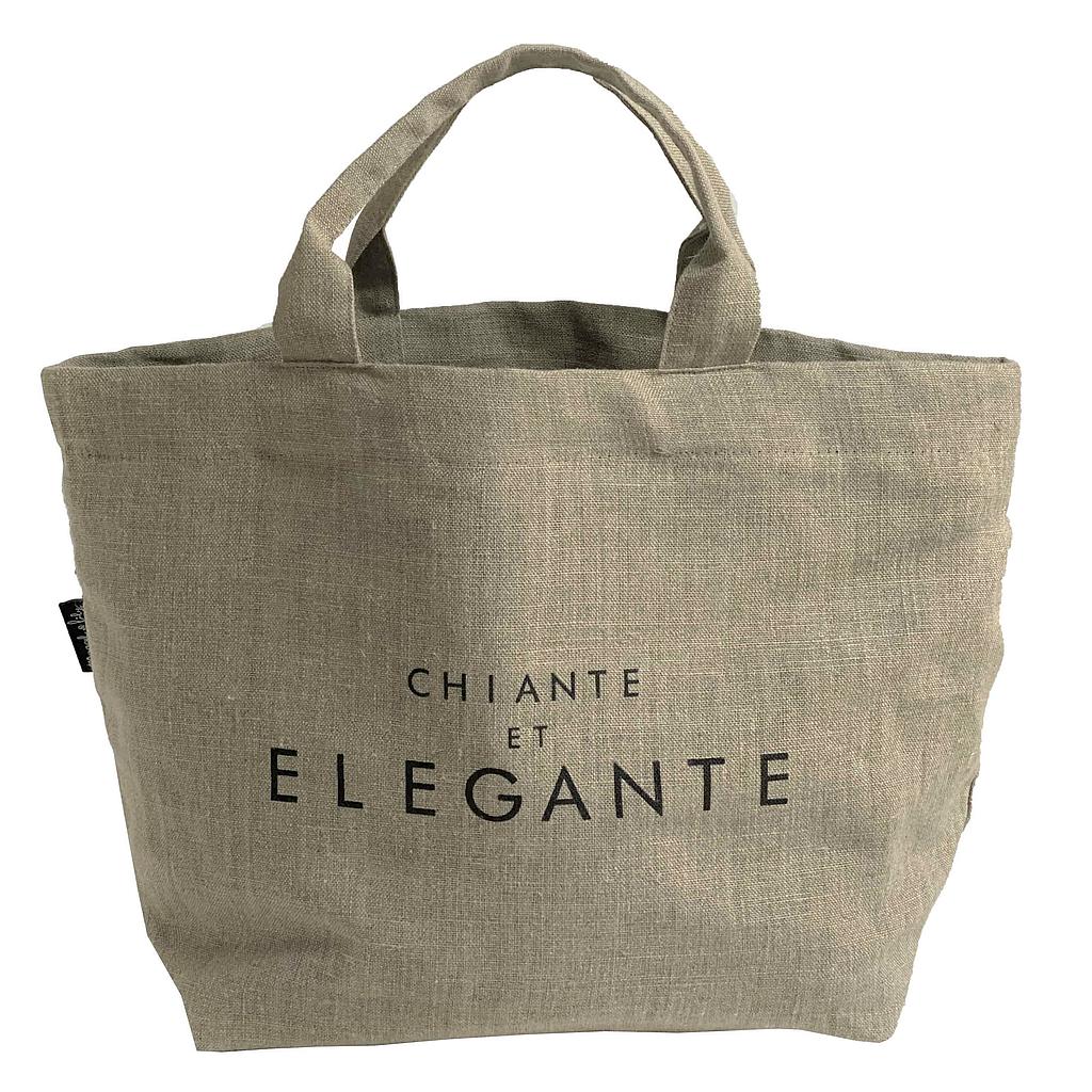 Mon p'tit cabas en lin  "chiante et élégante"