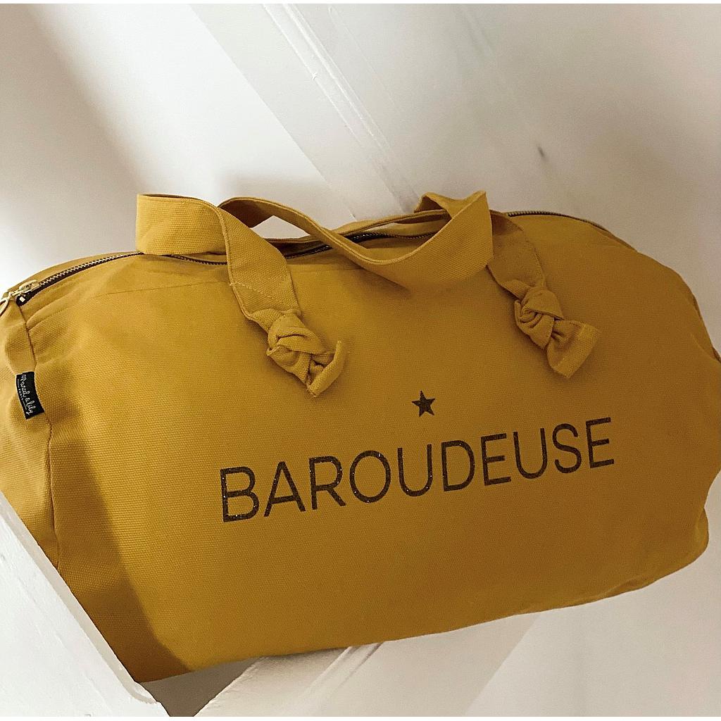 Sac Polochon moutarde - BAROUDEUSE