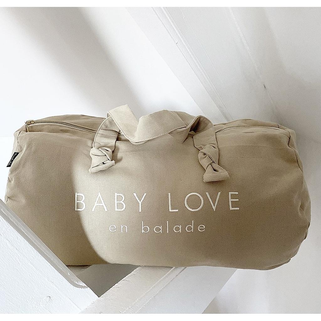 Sac Polochon Brodé safari - Baby love en balade