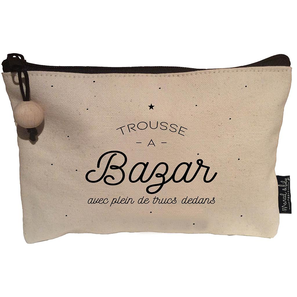 Trousse en coton écru "Trousse à bazar"