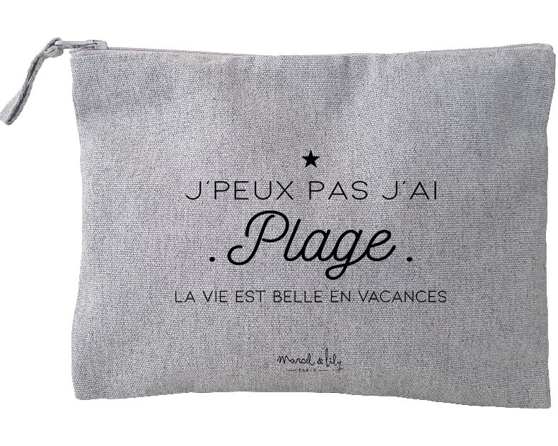 Trousse "J'peux pas j'ai plage"