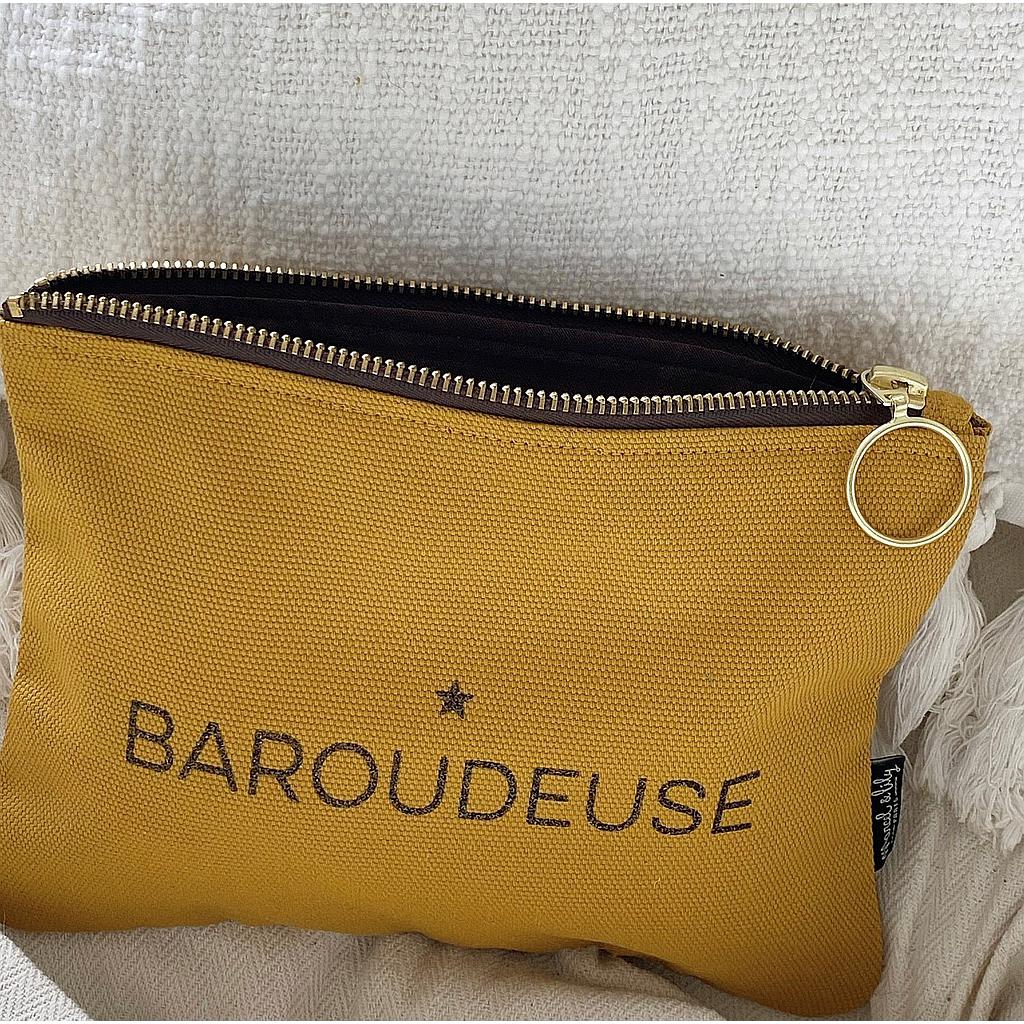 Trousse moutarde "Baroudeuse"